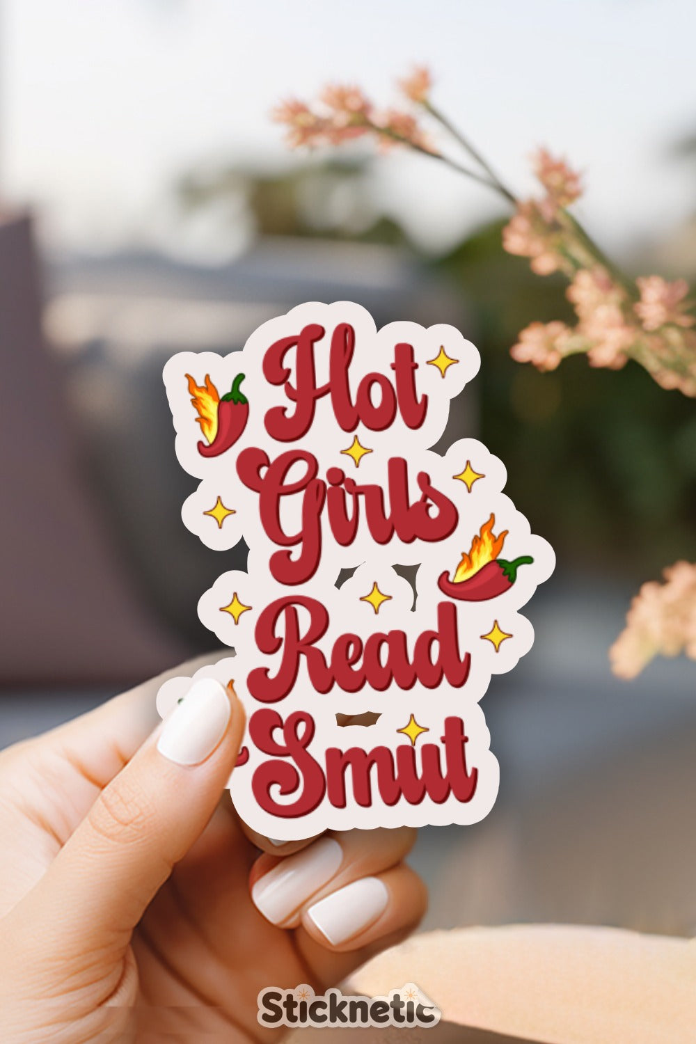 Hot Girls Read Smut Sticker product