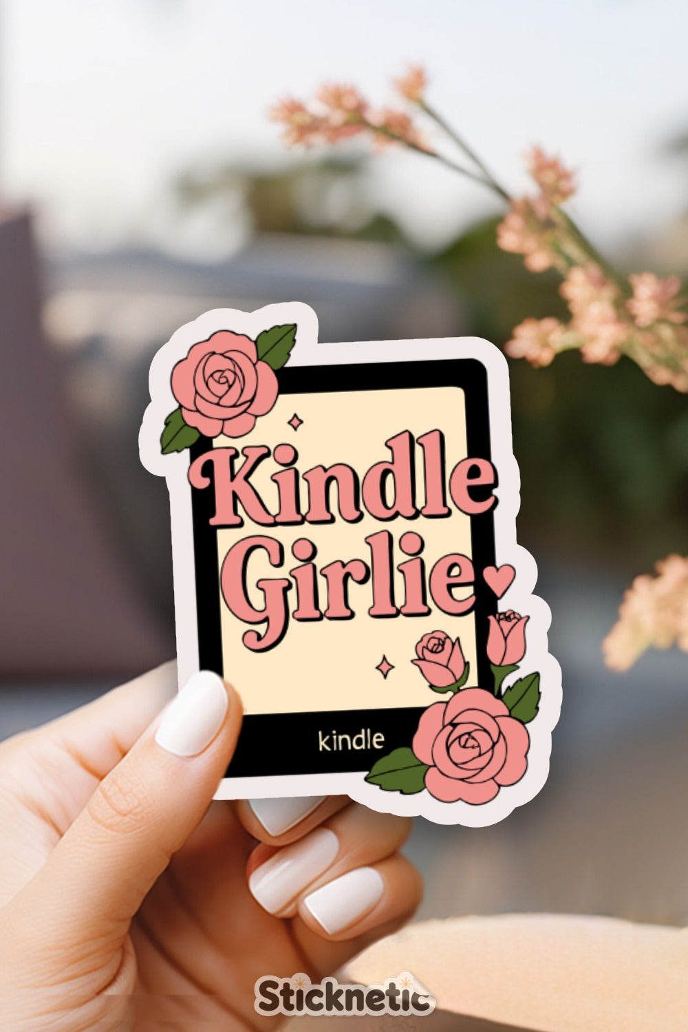 Kindle Girlie Floral Sticker product