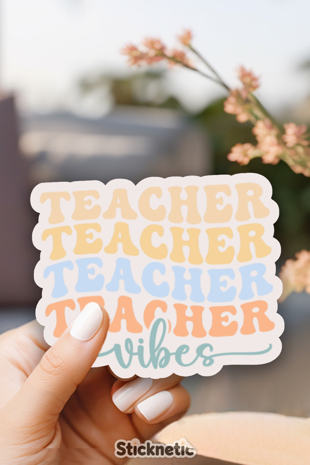 Teacher Teacher Teacher Vibes Sticker product