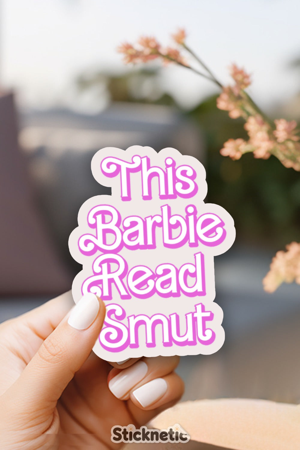 This Barbie Read Smut Decorative Sticker product