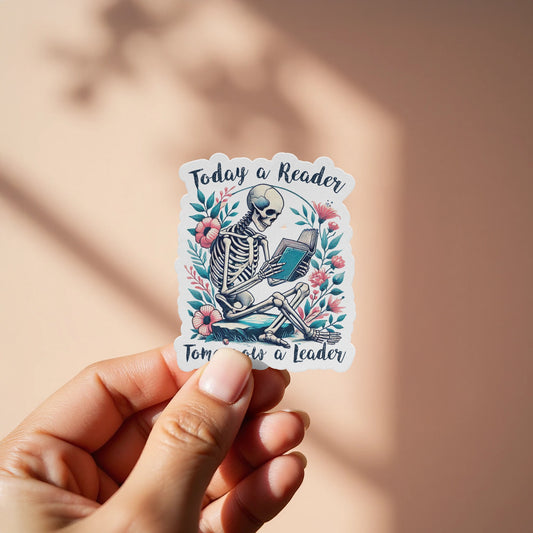 Today a Reader Tomorrow a Leader sticker product