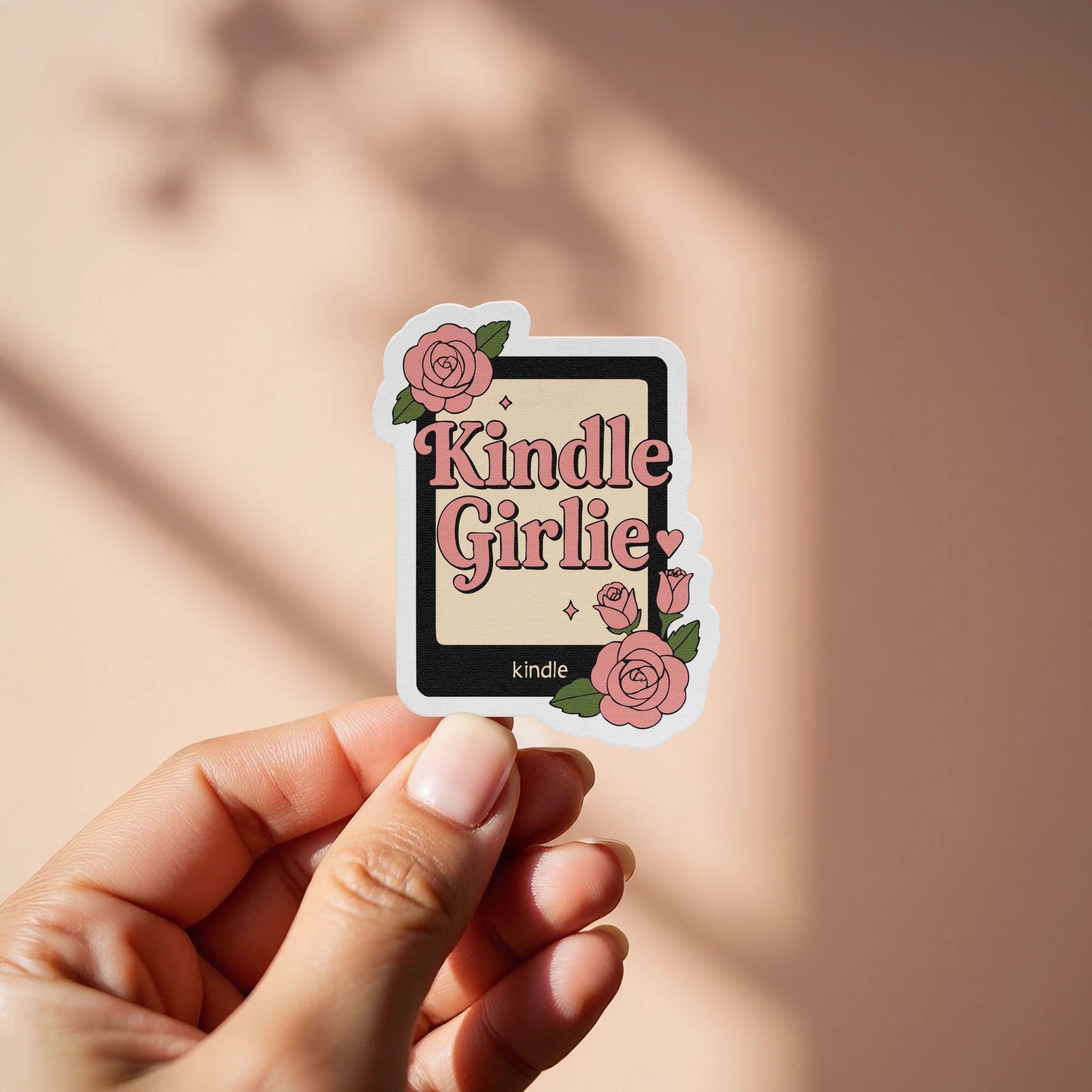 Kindle Girlie Rose Design Sticker product