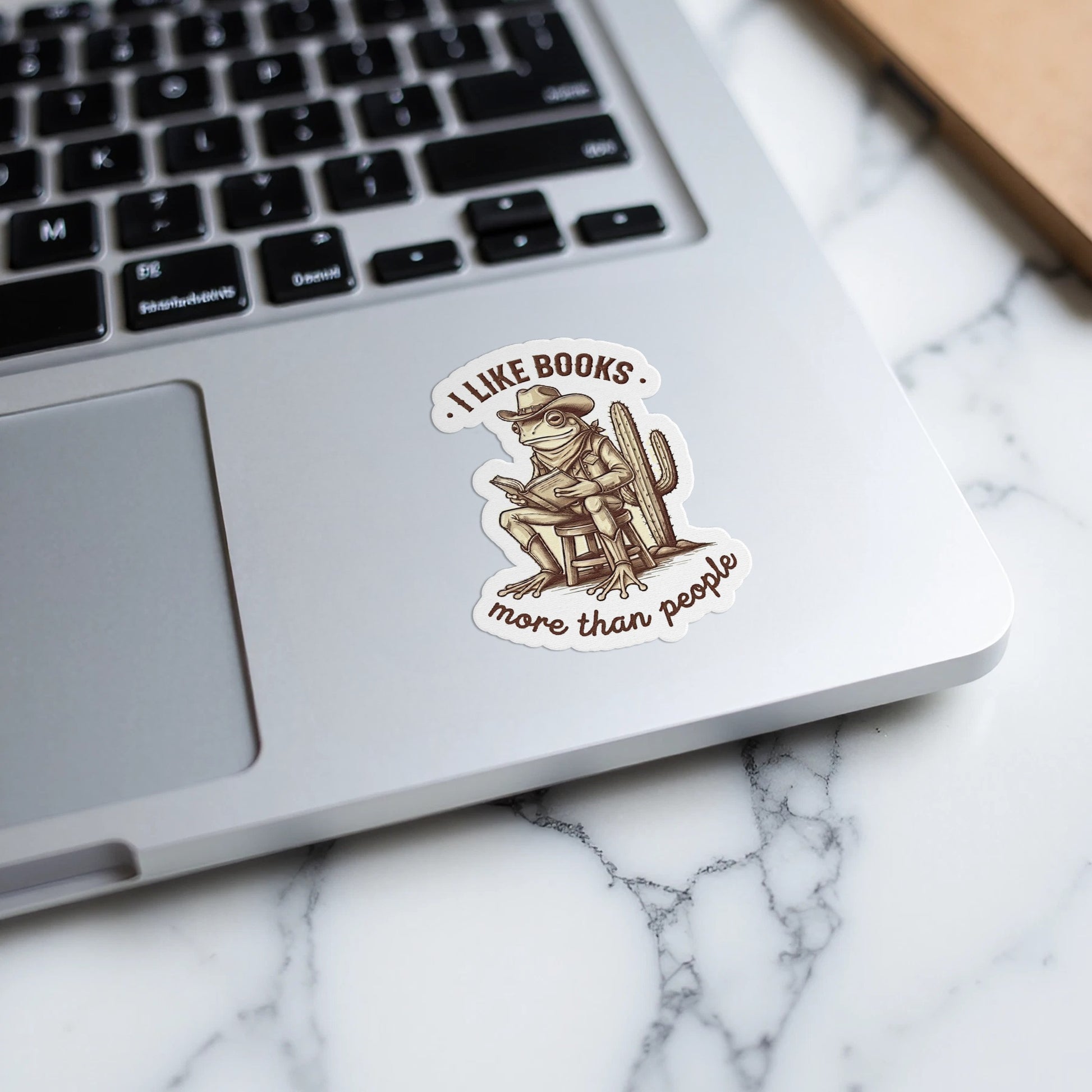 I Like Books More Than People Sticker product