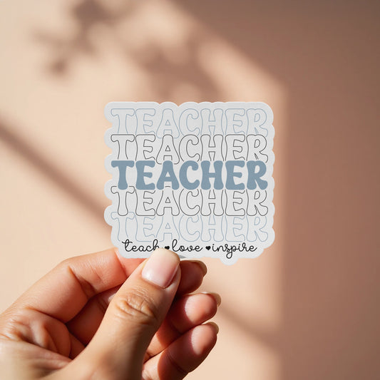 Inspirational Teacher Love Inspire Sticker product type