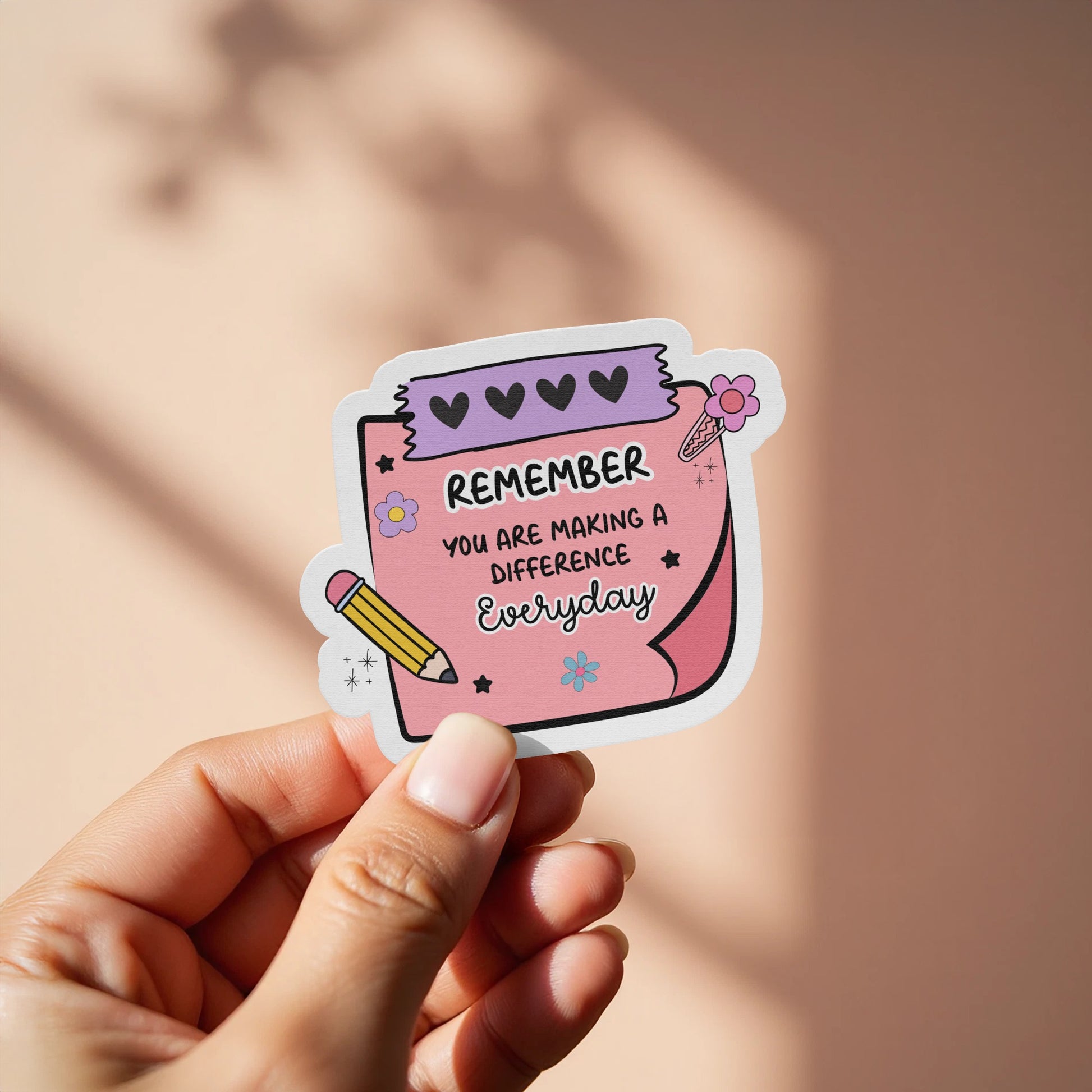 Inspirational Remember You Are Making Difference Sticker product