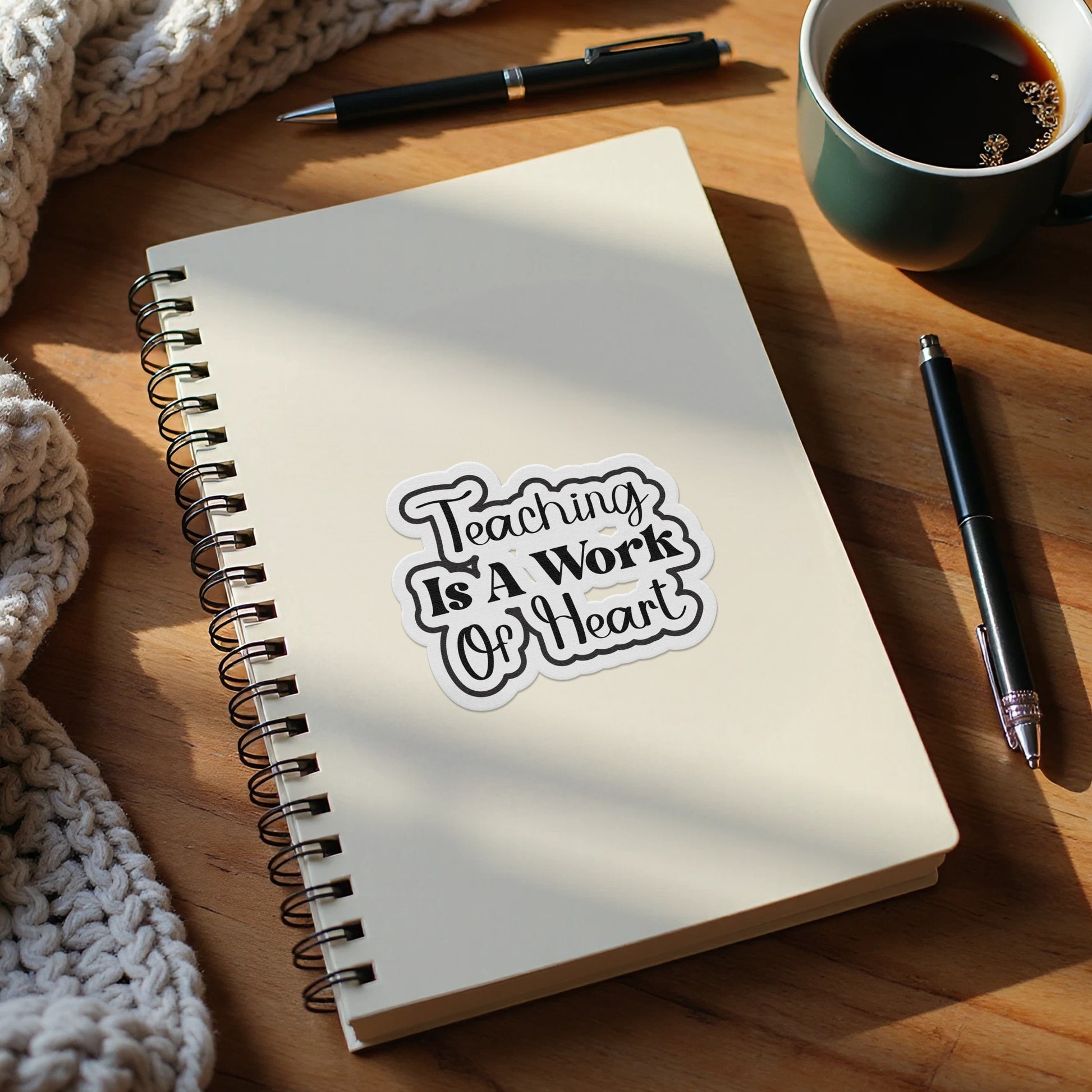 Teaching Is A Work Of Heart Notebook product