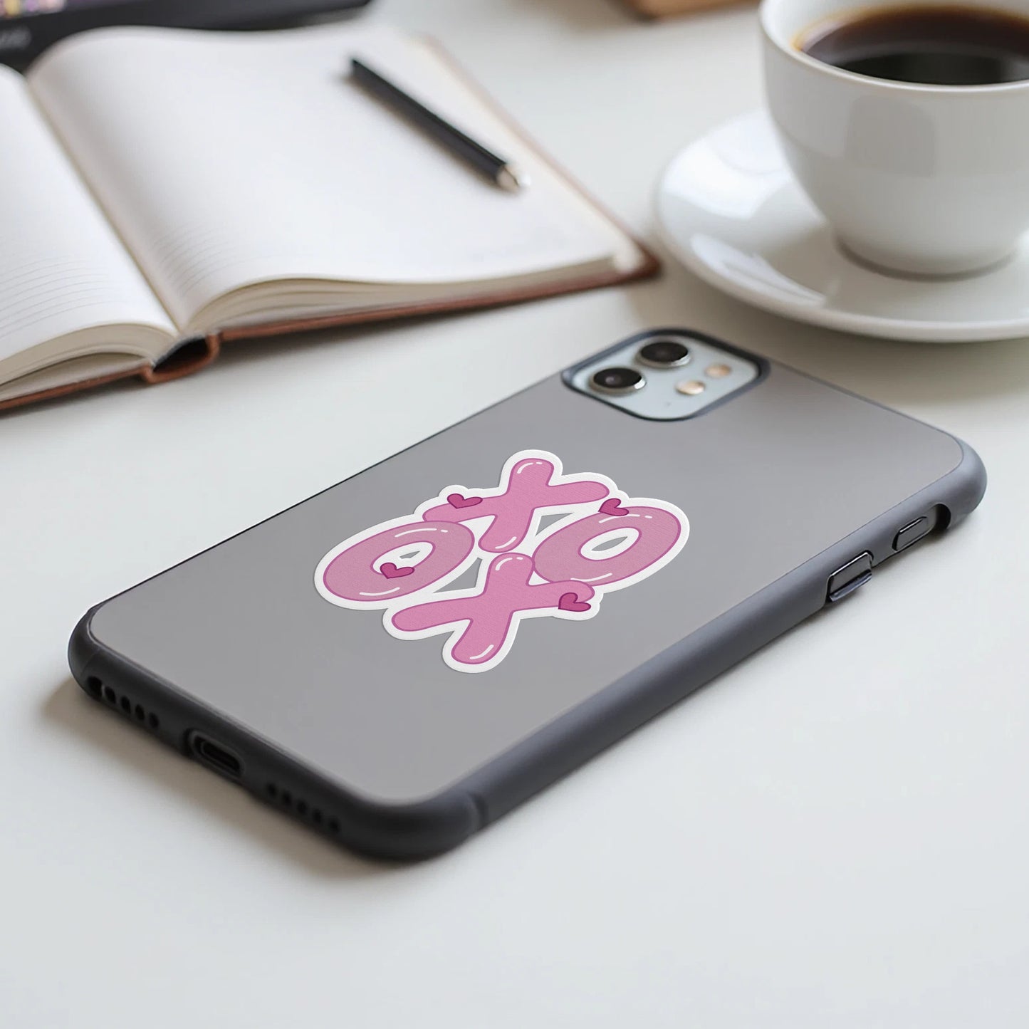 Cute Pink XOXO Graphic Smartphone Case product