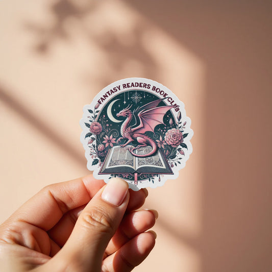 Fantasy Readers Book Club Sticker product type