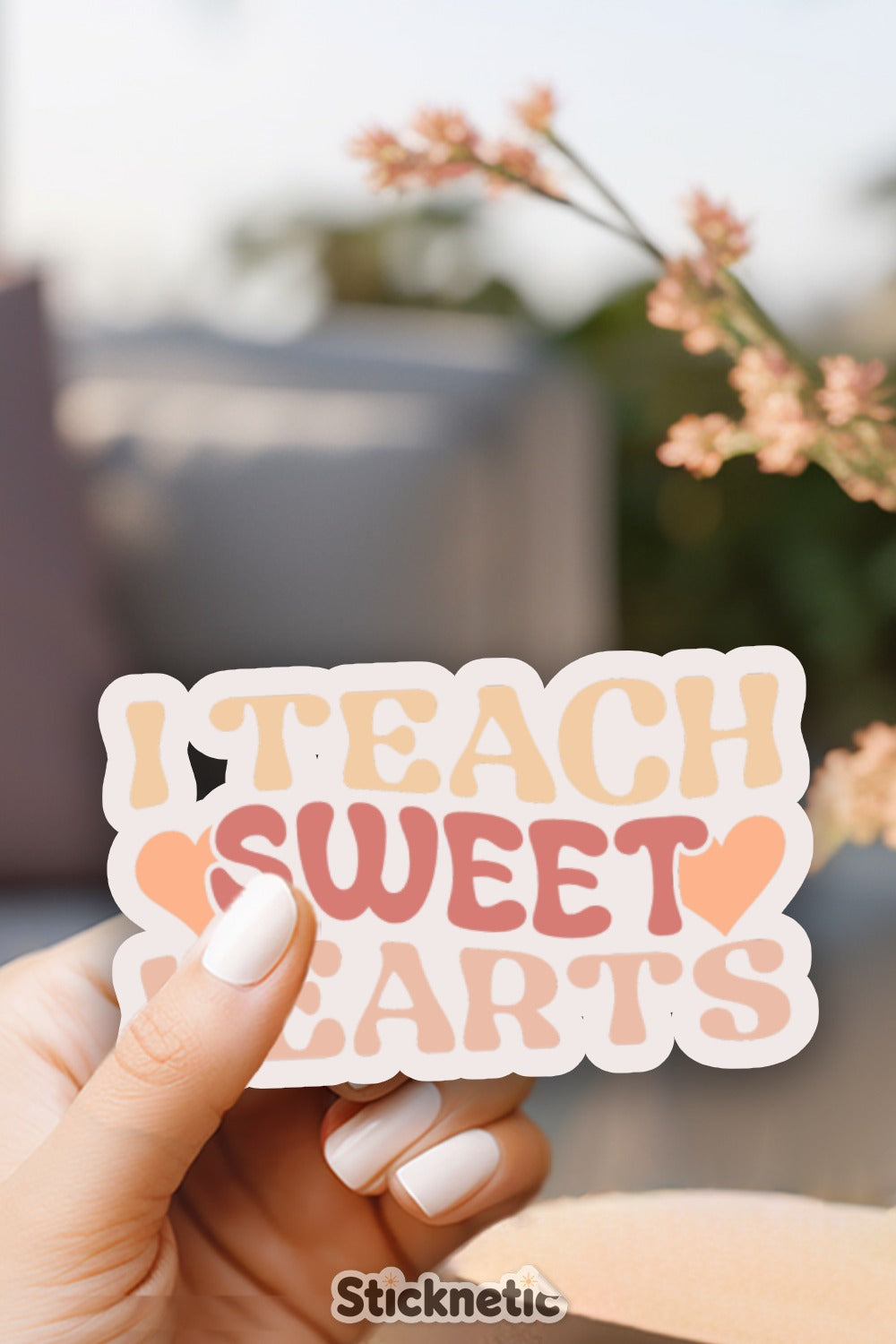 I Teach Sweet Hearts Sticker product