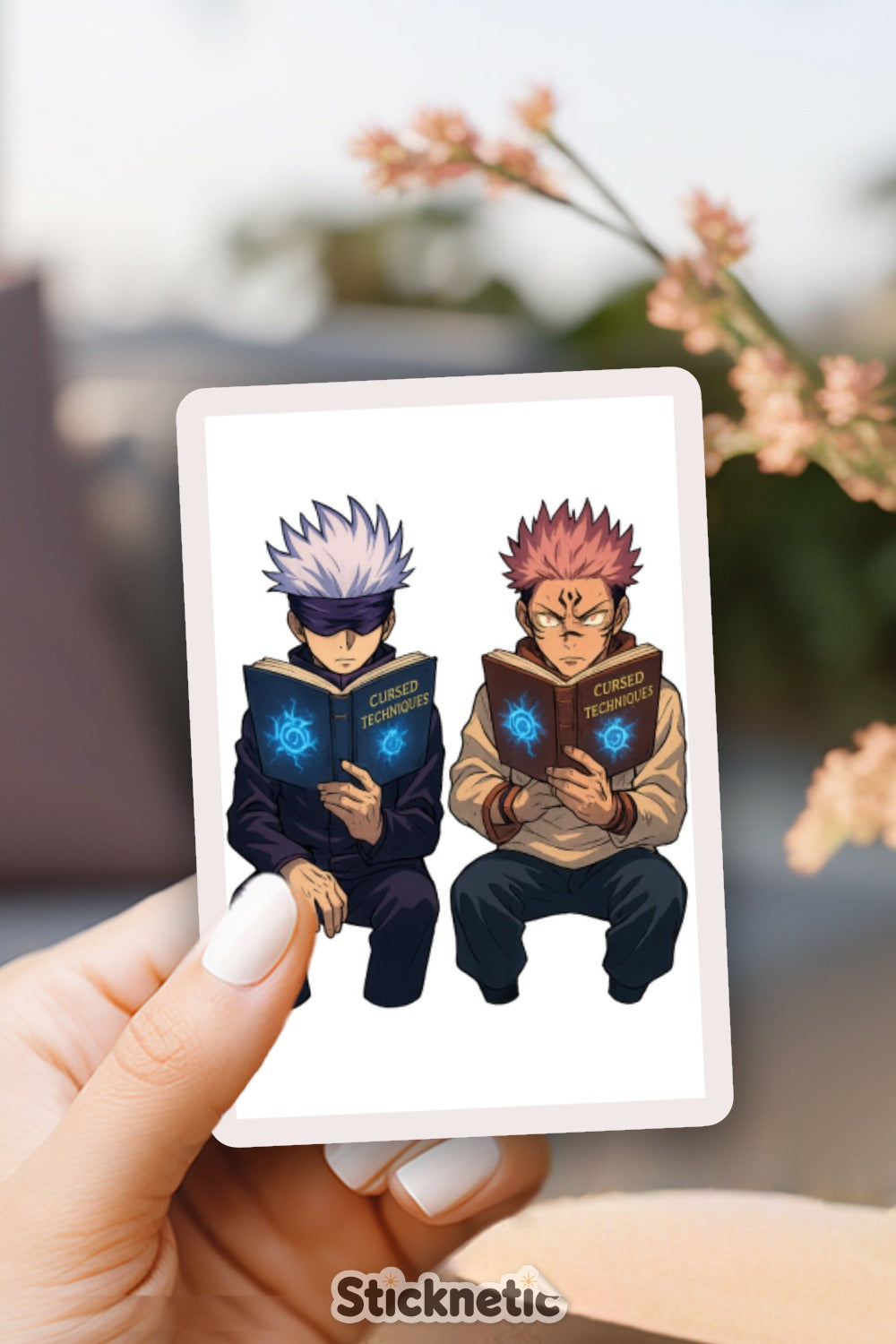 Anime Character Stickers, Cursed Techniques, Manga Fans, Decorative Laptop Decals, Durable Vinyl, Gift for Teens