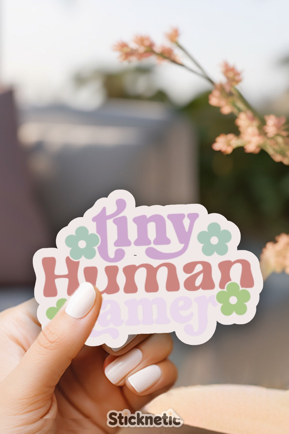 Cute Tiny Human Name Sticker product