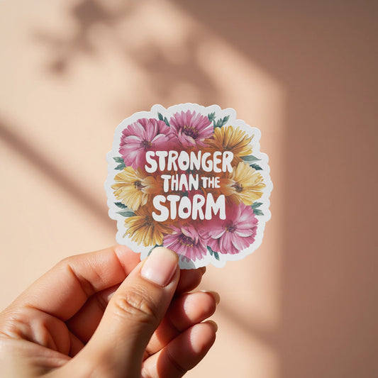 Stronger Than The Storm Decorative Sticker product type