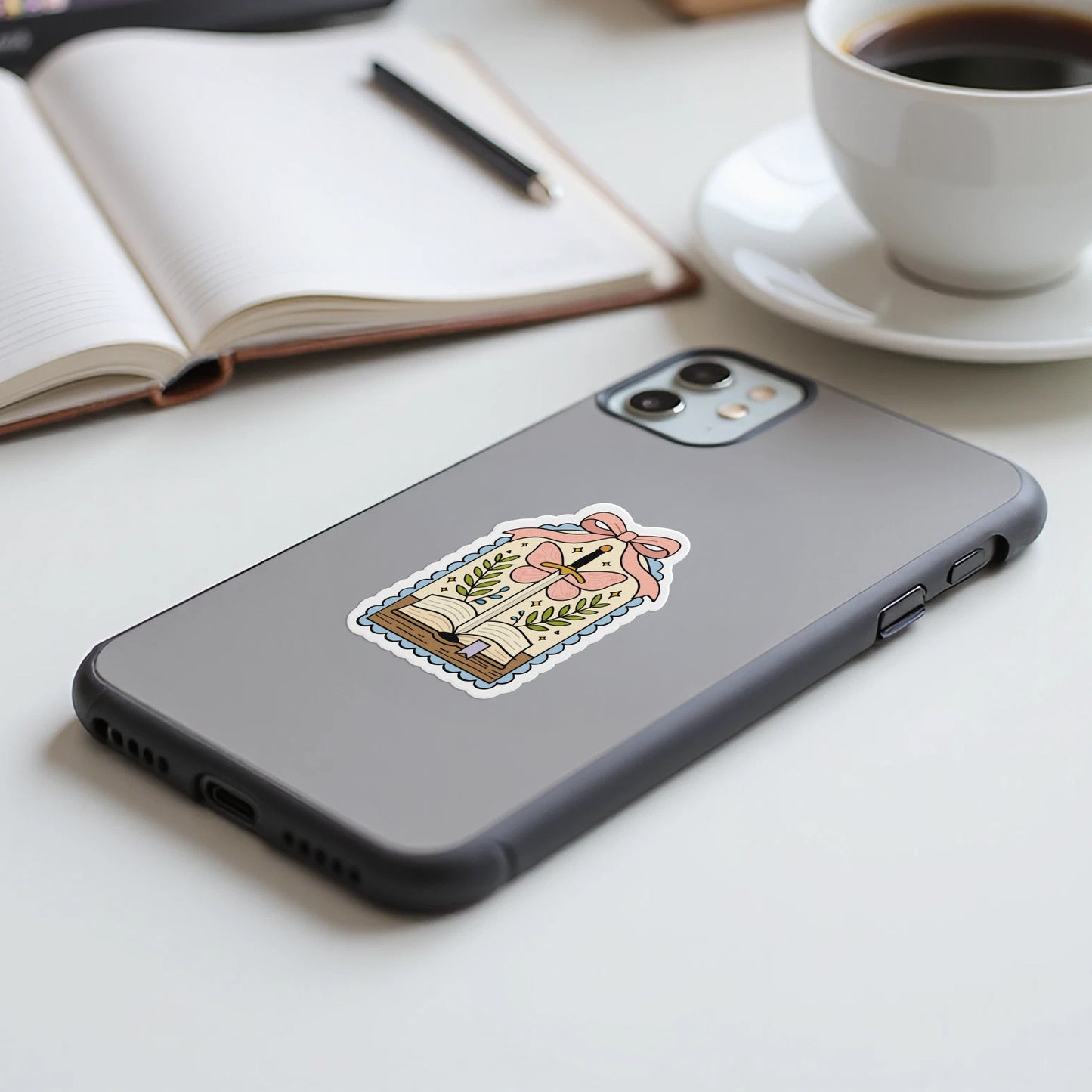 Cute Botanical Theme Phone Case with Sticker product