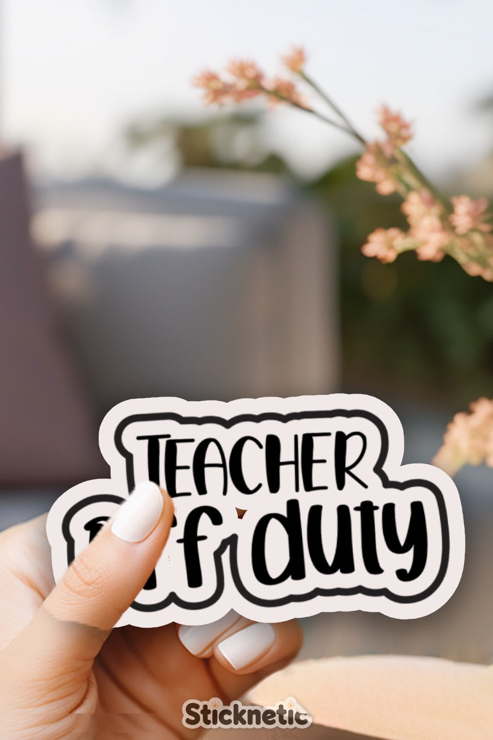 Teacher Off Duty Sticker product type