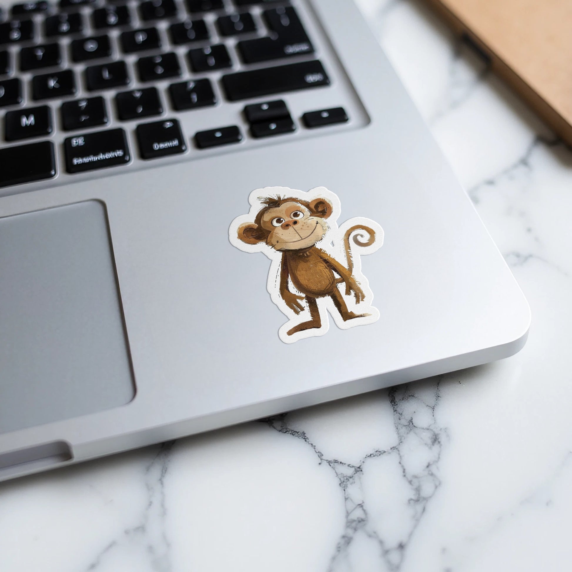 Cute Monkey Sticker for Laptop or Notebook product