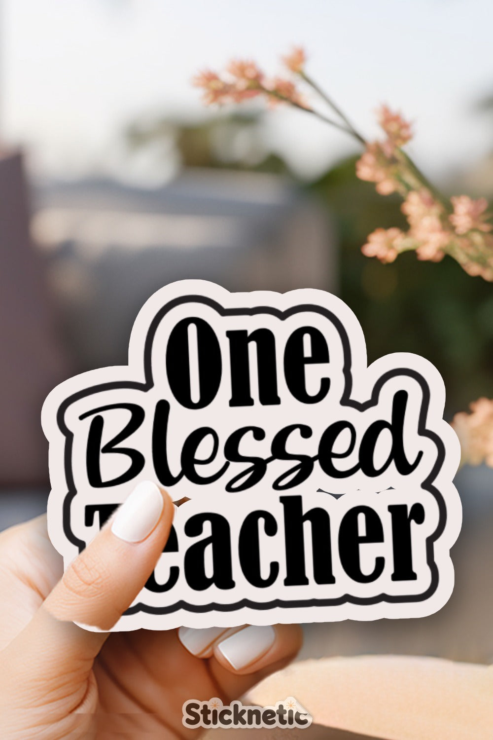 One Blessed Teacher Sticker perfect for teachers product