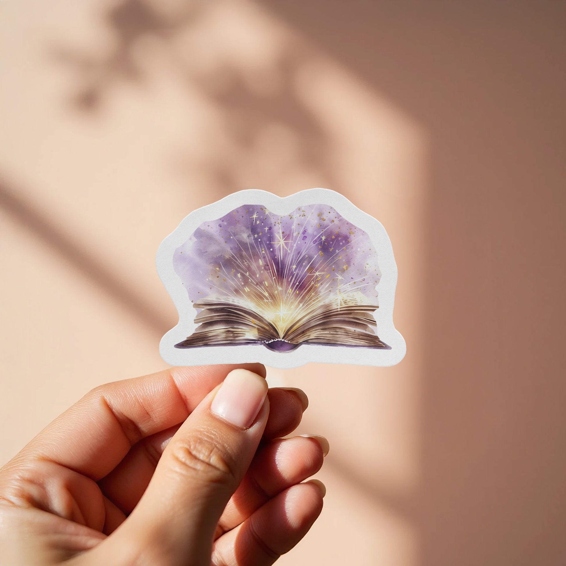 Magical Book Design Sticker Beautiful Art product type