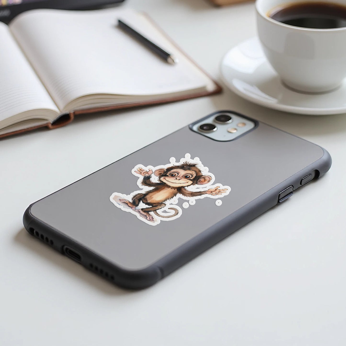 Cute Monkey Design iPhone Case product type
