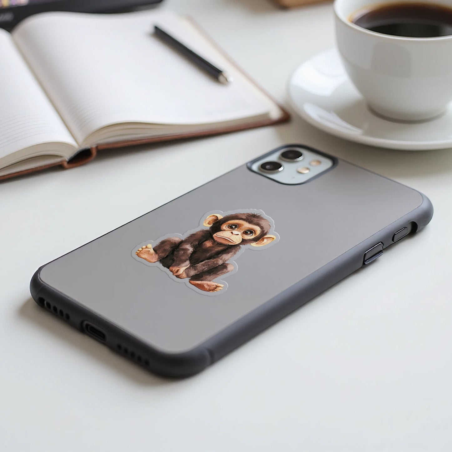 Adorable Monkey Design Phone Case product type