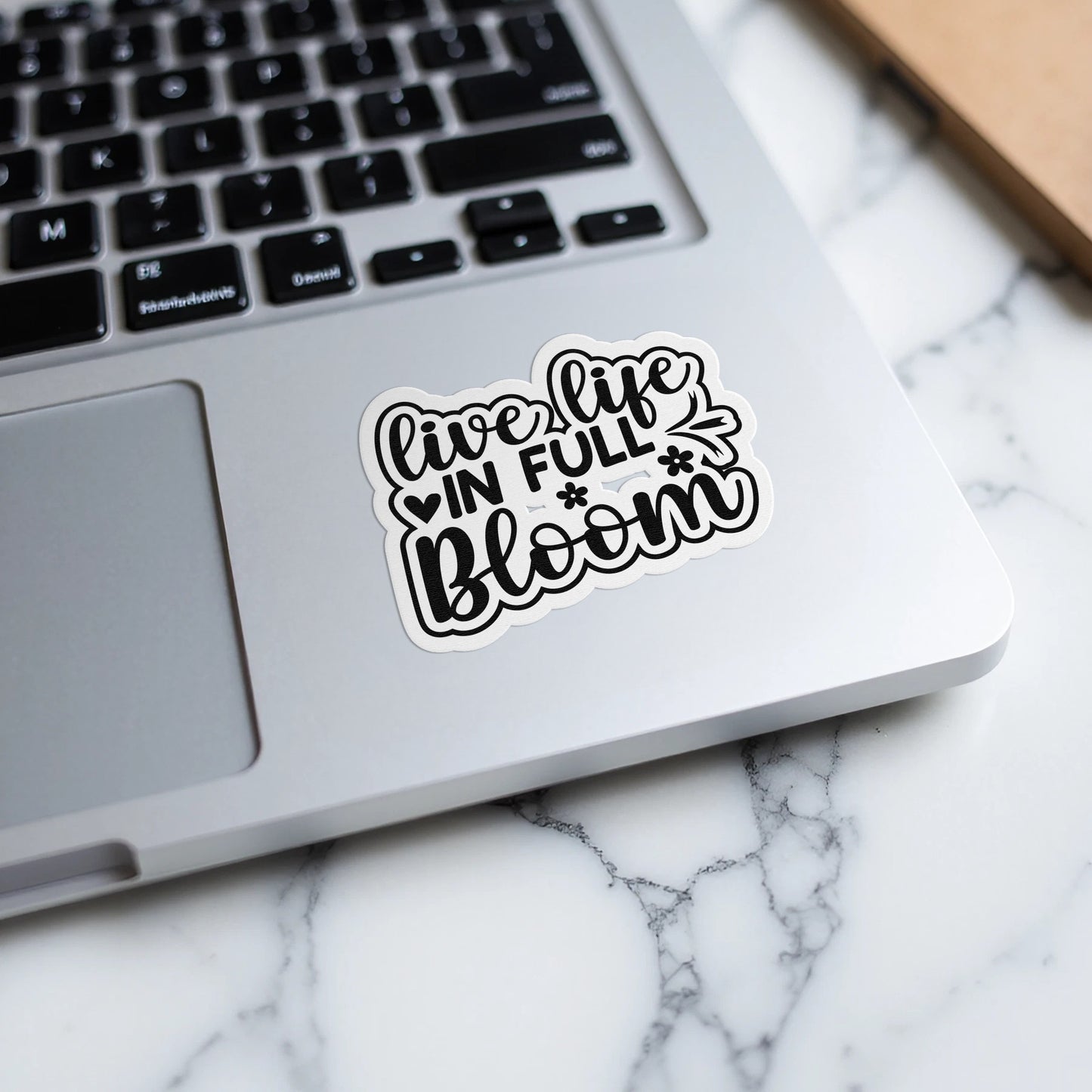 Live Life In Full Bloom Sticker product type