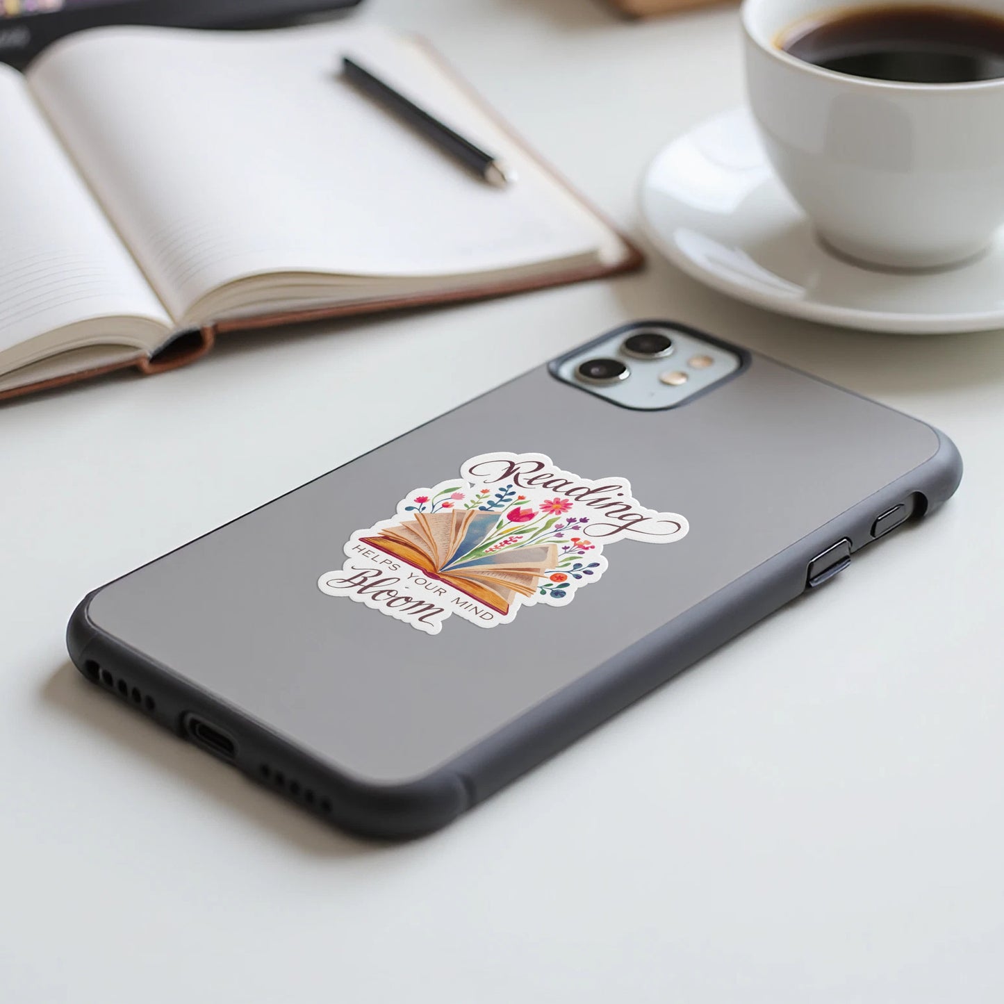 Reading Brings You to New Worlds Phone Case product
