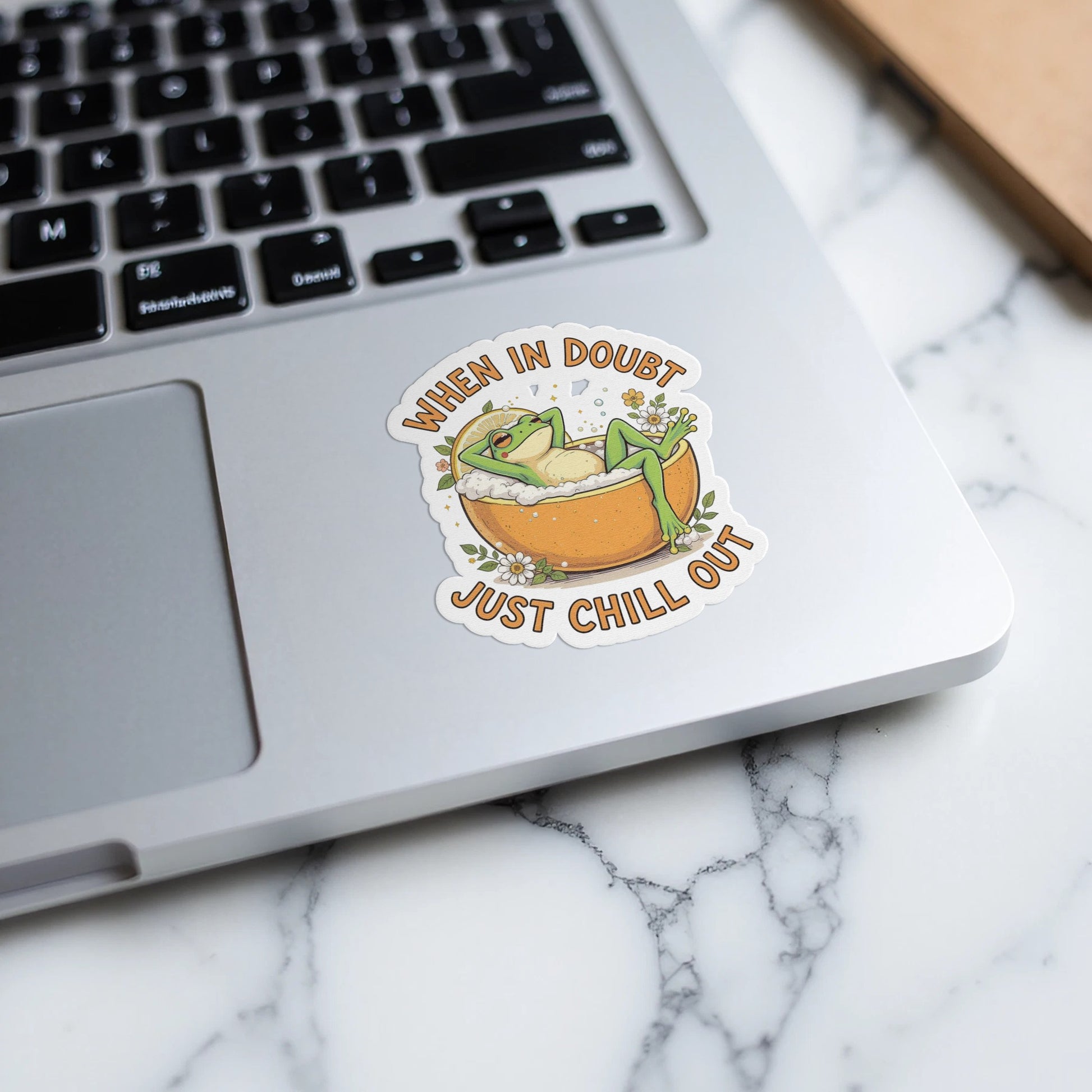 When In Doubt Just Chill Out Sticker product