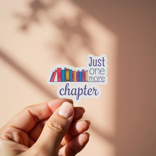Just One More Chapter Decorative Sticker product type