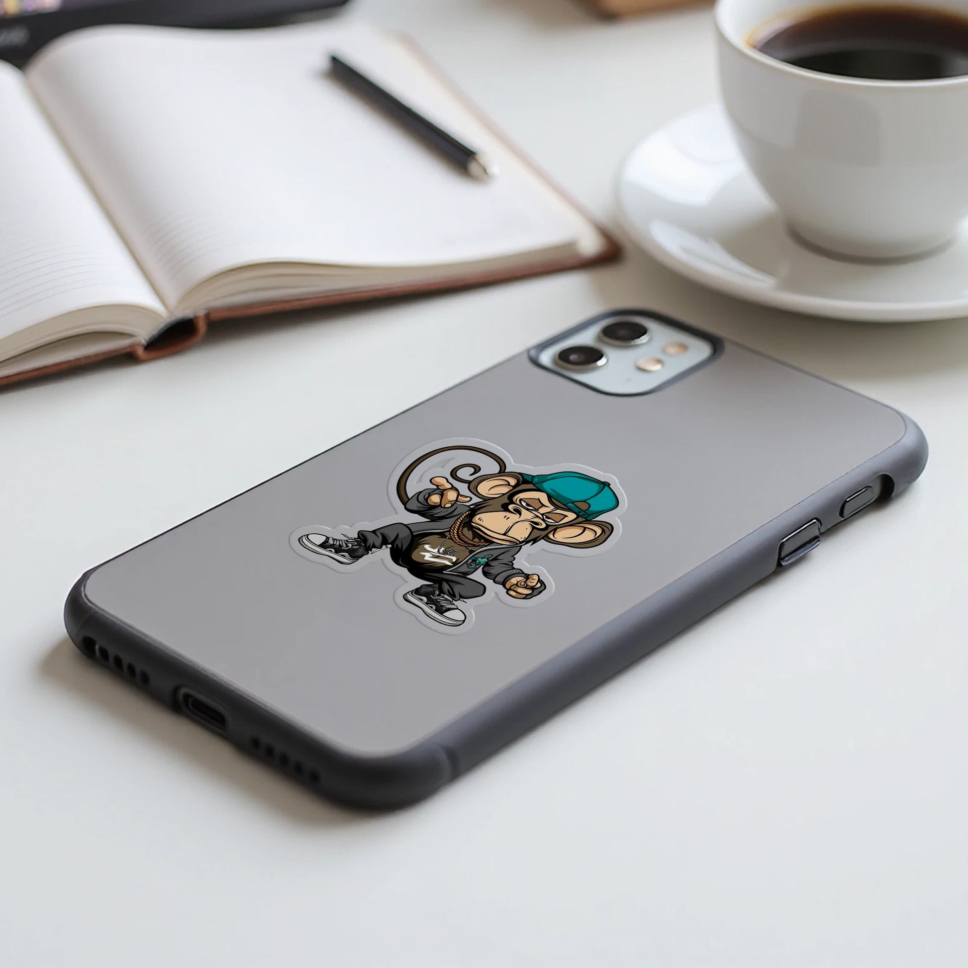 Funky Monkey Graphic Phone Case Unique Design product