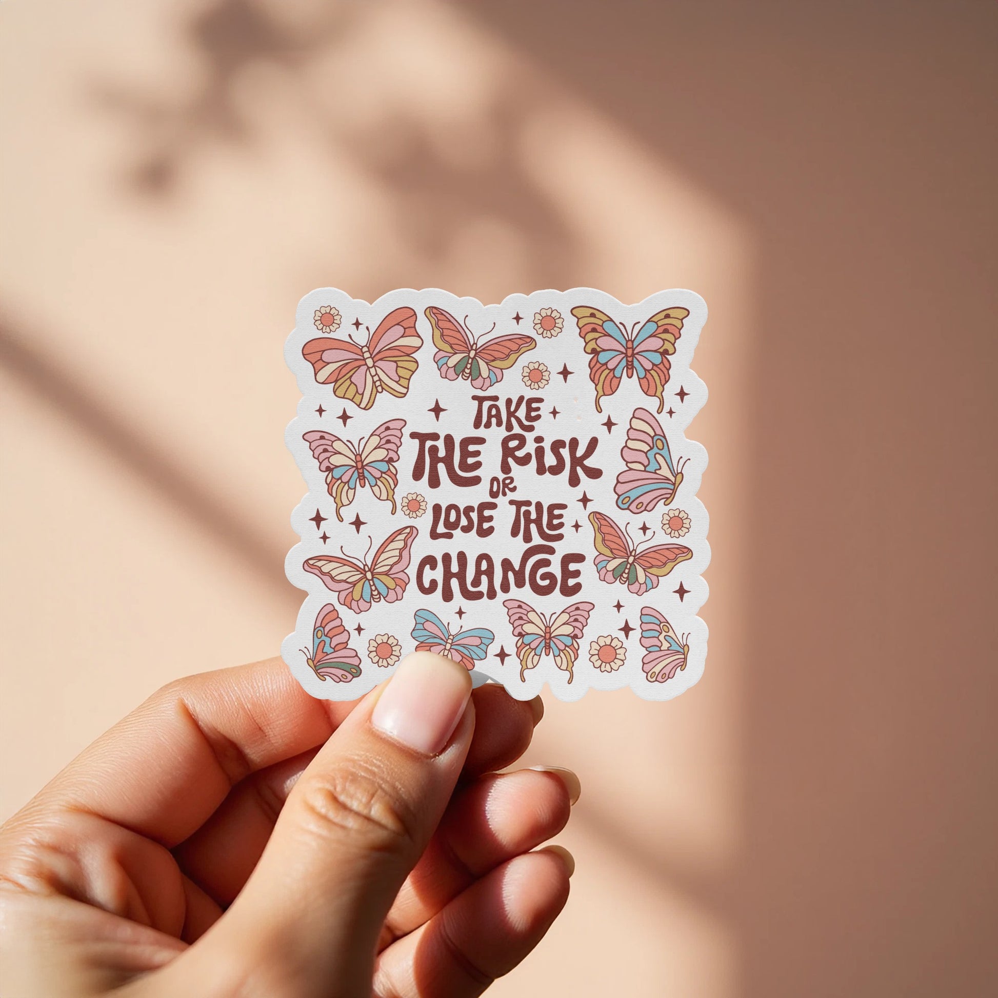 Take The Risk Or Lose The Change Sticker product type