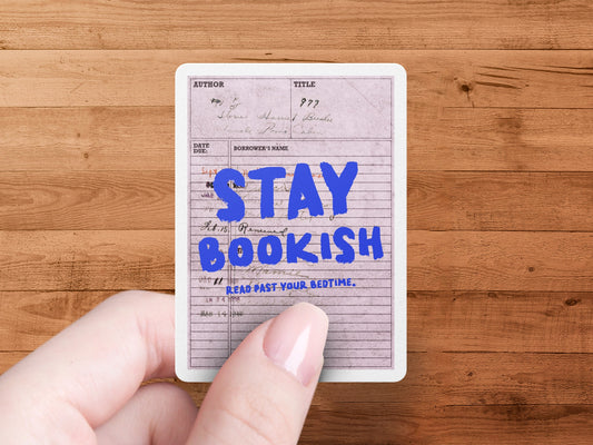 Stay Bookish Read Past Your Bedtime Cards product type