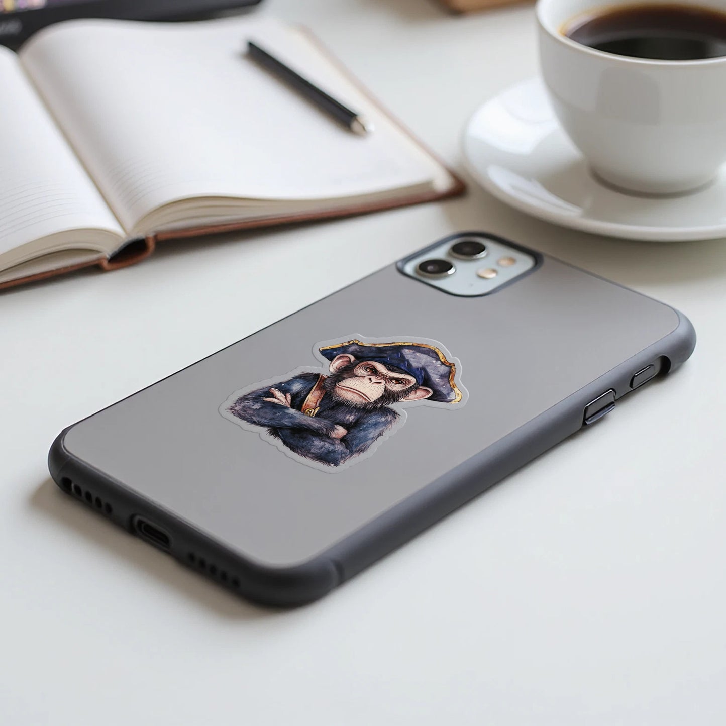 Pirate Chimpanzee iPhone Case Unique Design product
