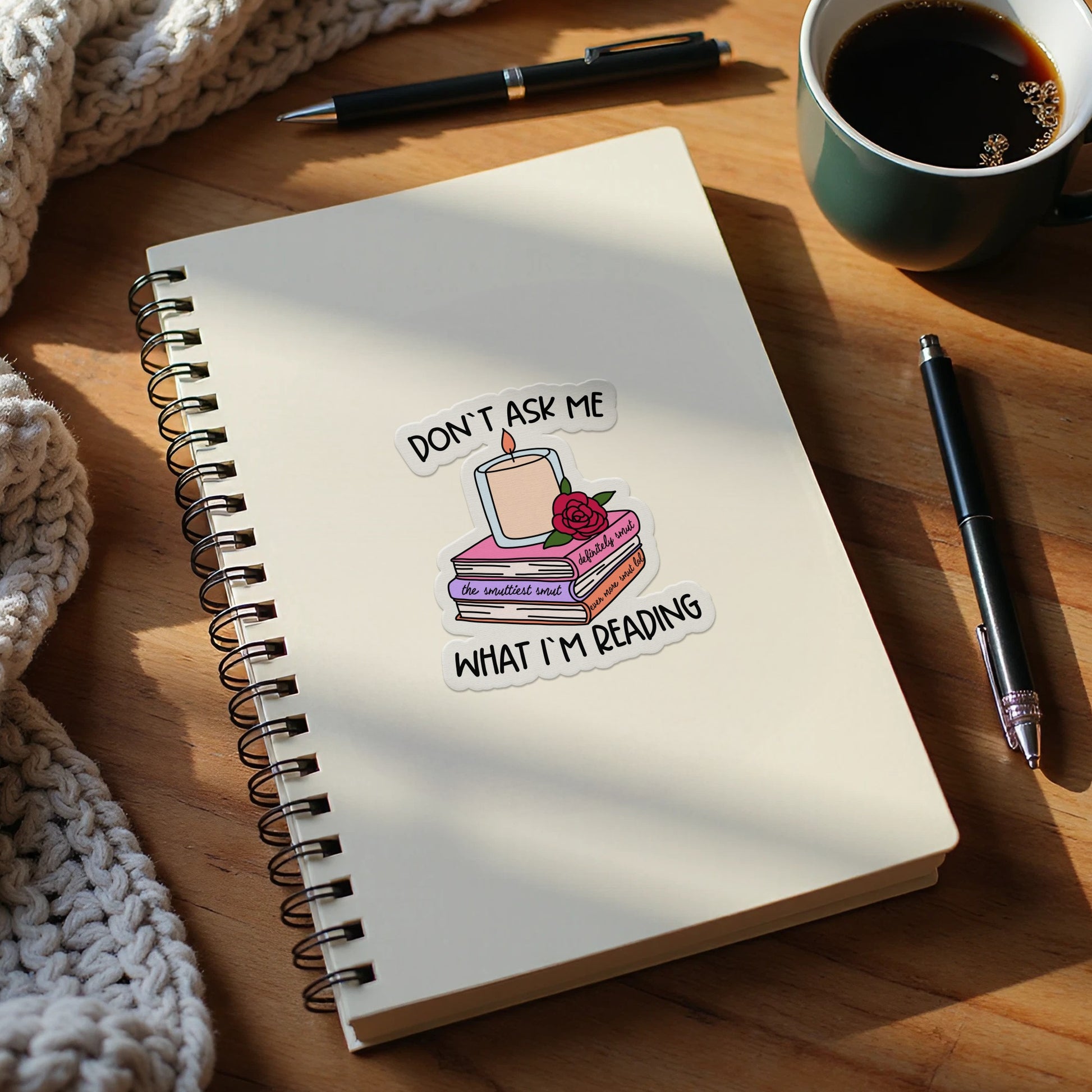 Don't Ask Me What I'm Reading Notebook product