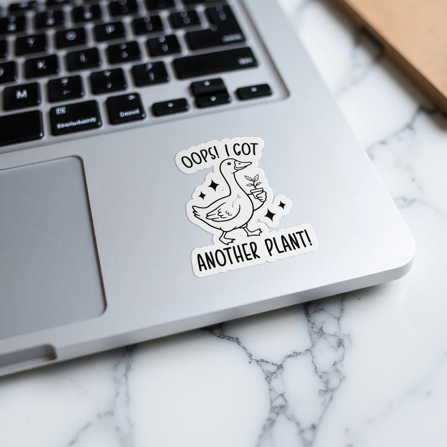 Oops I Got Another Plant Goose Sticker product