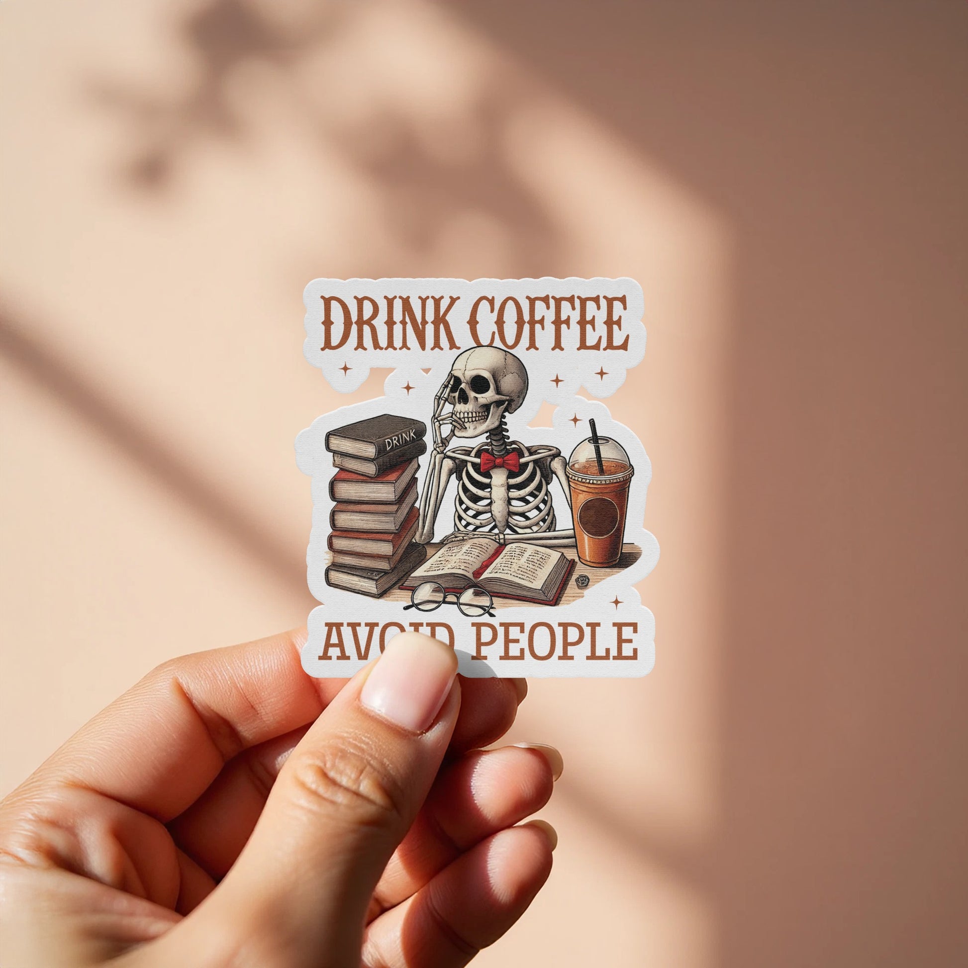 Drink Coffee Avoid People Sticker product