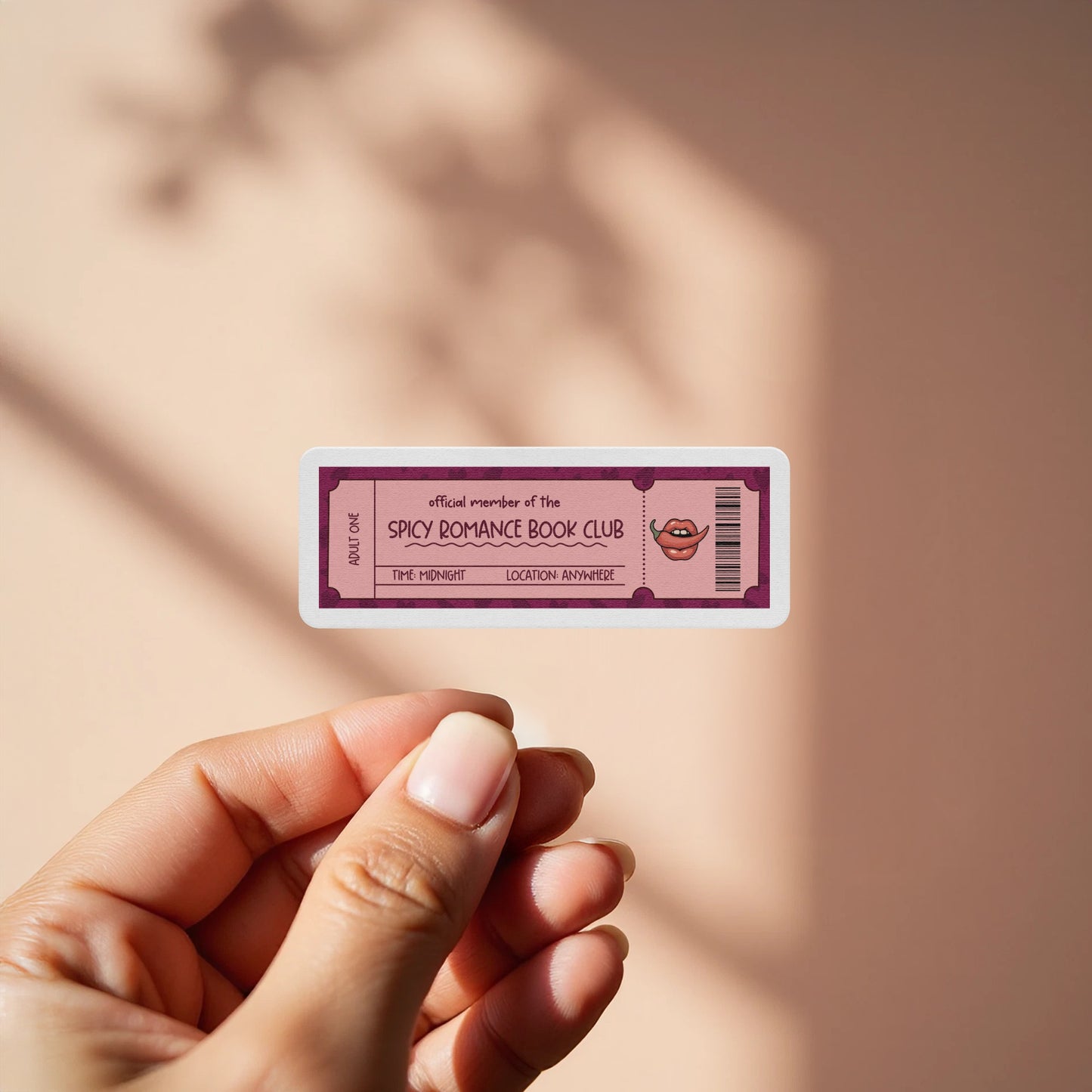 Spicy Romance Book Club Ticket Sticker product