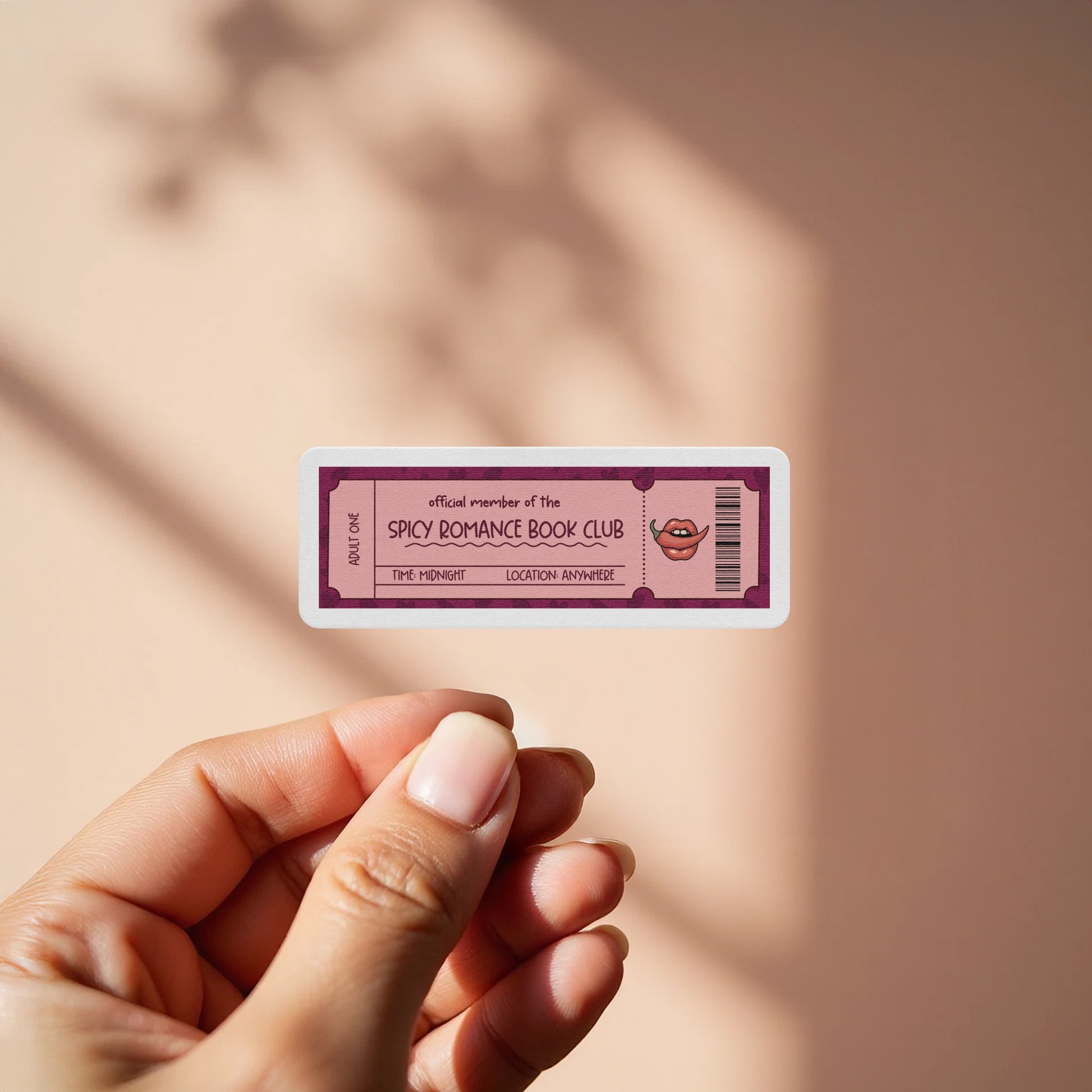 Spicy Romance Book Club Ticket Sticker product