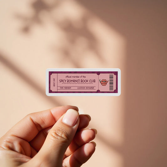 Spicy Romance Book Club Ticket Sticker product