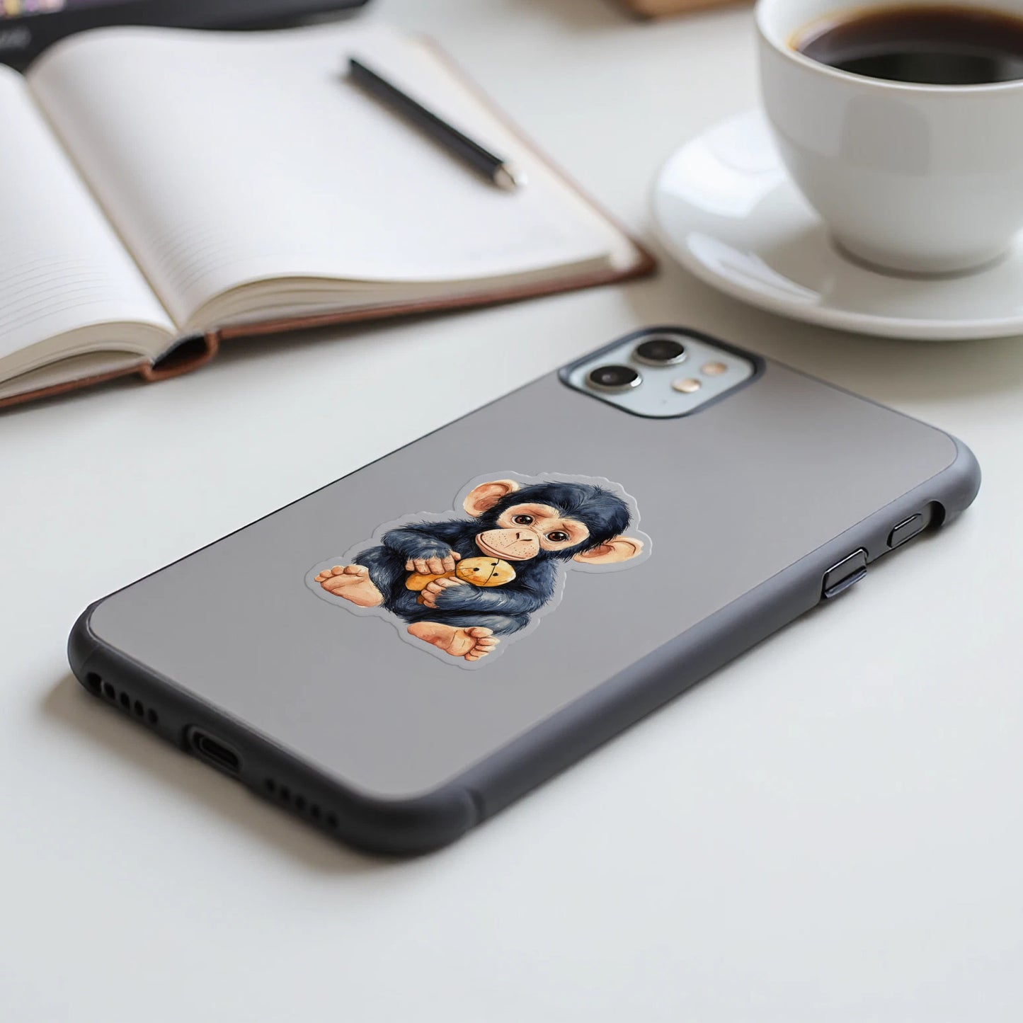 Cute Baby Monkey Design Phone Case Product