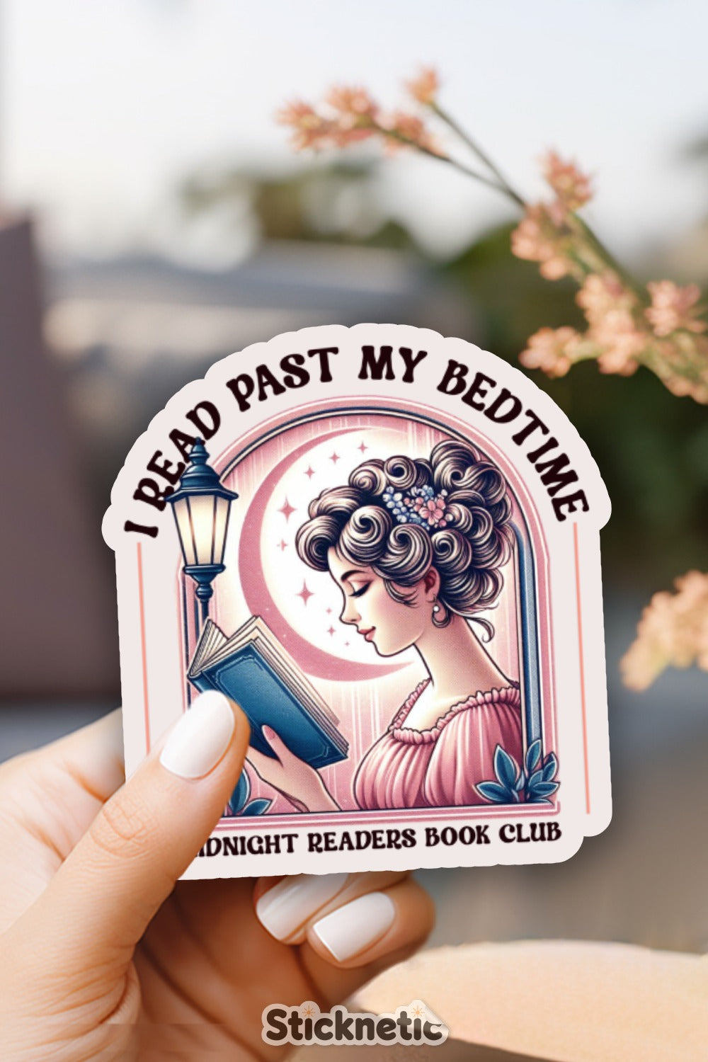 I Read Past My Bedtime Midnight Readers Sticker product