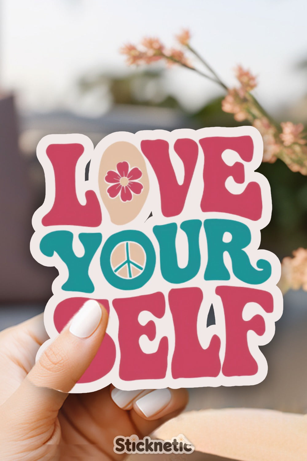 Inspirational Love Yourself Sticker product type