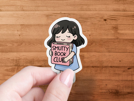Smutty Book Club Sticker Perfect for Book Lovers product