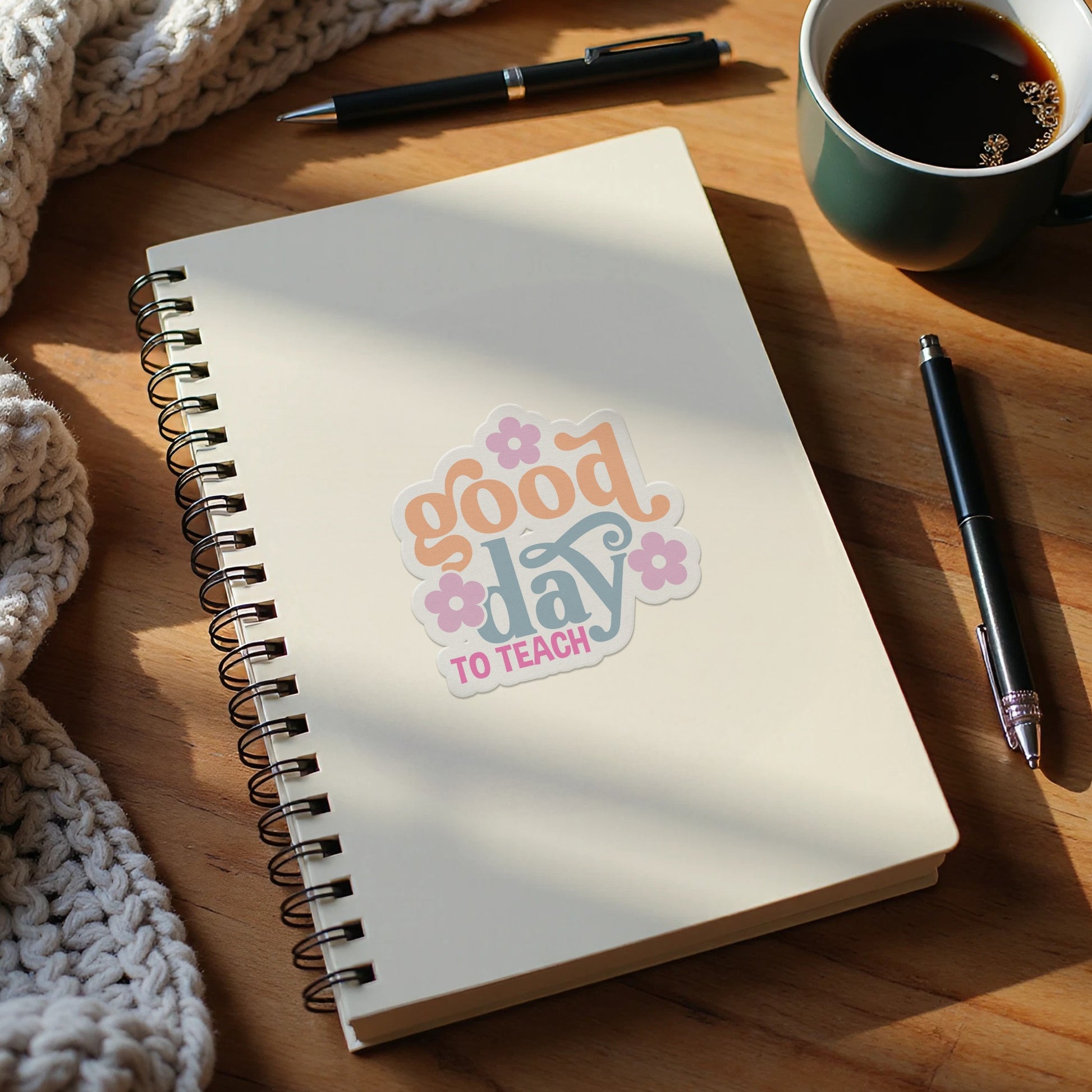 Good Day to Teach Spiral Notebook product