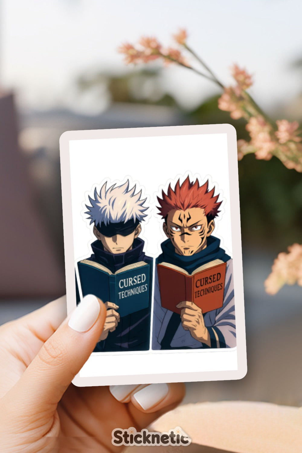 Anime Character Stickers, Jujutsu Kaisen Inspired, Manga Decals, Waterproof Vinyl, Laptop and Phone Customizable Graphics